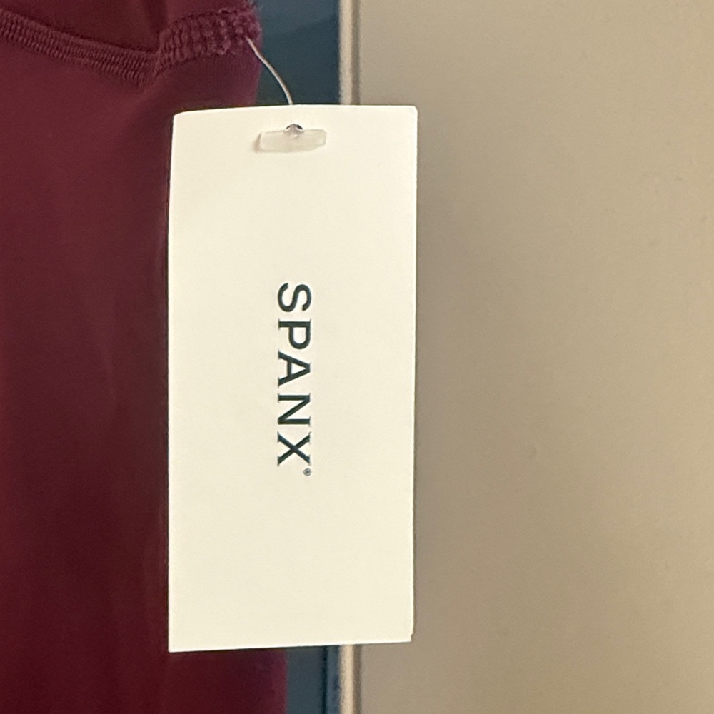 SPANX High-Waist Wine Leggings